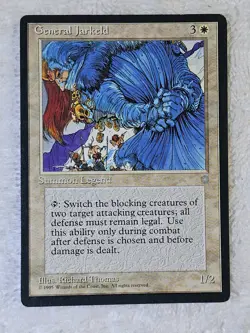 MTG General Jarkeld - Ice Age 1995 Magic Gathering Card Rare LP - Image 2