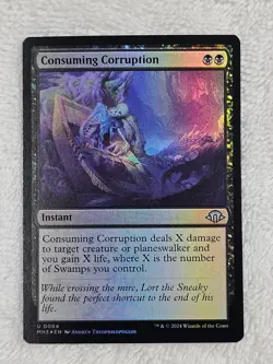 MTG Consuming Corruption FOIL Modern Horizons 3 #84 Magic Card U NM - Image 1
