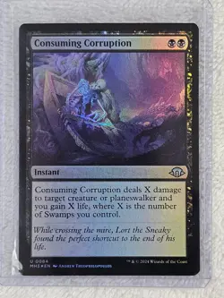 MTG Consuming Corruption FOIL Modern Horizons 3 #84 Magic Card U NM - Image 5