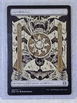 MTG Plains #267 Full Art Phyrexia All Will Be One 2023 Magic Card Land NM - Image 5