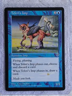 MTG Teferi's Imp - Mirage (MIR) 1996 Magic the Gathering Card Rare Light Play - Image 4