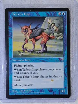 MTG Teferi's Imp - Mirage (MIR) 1996 Magic the Gathering Card Rare Light Play - Image 5