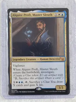MTG Alquist Proft Master Sleuth #185 Murders at Karlov Manor Card Mythic NM - Image 4