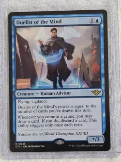 MTG Duelist of the Mind - Outlaws of Thunder Junction (OTJ) #45 Card Rare NM - Image 4