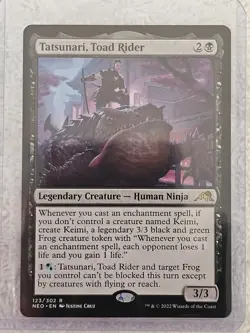 MTG Tatsunari, Toad Rider #123 Kamigawa Neon Dynasty Magic Card Rare NM - Image 4