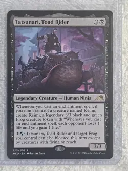 MTG Tatsunari, Toad Rider #123 Kamigawa Neon Dynasty Magic Card Rare NM - Image 5