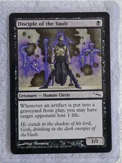 MTG Disciple of the Vault #62 Mirrodin 2003 Magic Gathering Card NM - Image 4