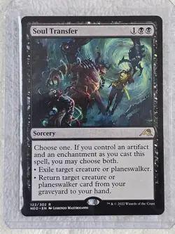 MTG Soul Transfer #122 Kamigawa: Neon Dynasty Magic Gathering Card Rare NM - Image 5