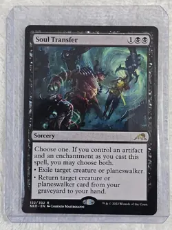 MTG Soul Transfer #122 Kamigawa: Neon Dynasty Magic Gathering Card Rare NM - Image 5