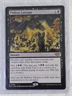MTG Pitiless Carnage - Outlaws of Thunder Junction (OTJ) #98 Card Rare NM - Image 5