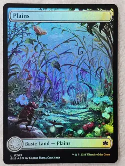 MTG Plains (0263) FOIL - Bloomburrow (BLB) Magic Gathering Card LAND NM - Image 2