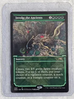 MTG Invoke the Ancients (Showcase) #390 Kamigawa Neon Dynasty Magic Card Rare NM - Image 5