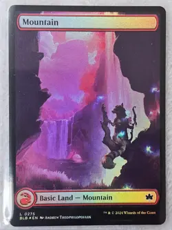 MTG Mountain (0275) FOIL - Bloomburrow (BLB) Magic Gathering Card LAND NM - Image 5