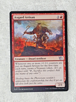 MTG Axgard Artisan March of the Machine Magic the Gathering Card #332 NM - Image 2
