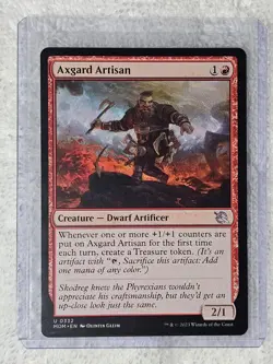 MTG Axgard Artisan March of the Machine Magic the Gathering Card #332 NM - Image 4