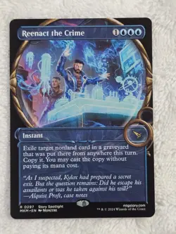 MTG Reenact the Crime (Showcase) #297 Murders at Karlov Manor Magic Card Rare NM - Image 1