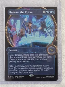 MTG Reenact the Crime (Showcase) #297 Murders at Karlov Manor Magic Card Rare NM - Image 4