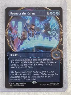 MTG Reenact the Crime (Showcase) #297 Murders at Karlov Manor Magic Card Rare NM - Image 5