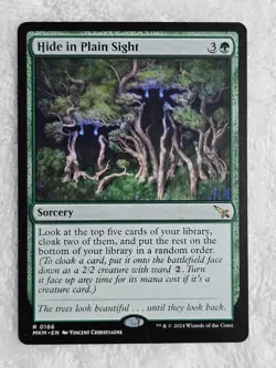 MTG Hide in Plain Sight #166 Murders at Karlov Manor Magic Card Rare NM - Image 1