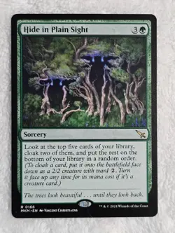 MTG Hide in Plain Sight #166 Murders at Karlov Manor Magic Card Rare NM - Image 2