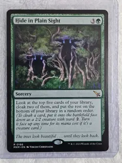 MTG Hide in Plain Sight #166 Murders at Karlov Manor Magic Card Rare NM - Image 4