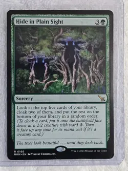 MTG Hide in Plain Sight #166 Murders at Karlov Manor Magic Card Rare NM - Image 5