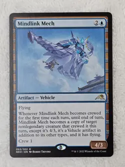 MTG Mindlink Mech #62 Kamigawa Neon Dynasty Magic Gathering Card Rare NM - Image 1