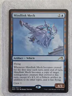 MTG Mindlink Mech #62 Kamigawa Neon Dynasty Magic Gathering Card Rare NM - Image 4
