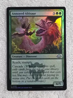 MTG Annoyed Altisaur FOIL - Modern Horizons 3 Magic Card #284 U NM - Image 1