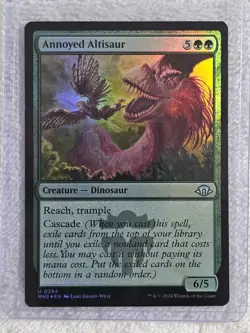MTG Annoyed Altisaur FOIL - Modern Horizons 3 Magic Card #284 U NM - Image 5