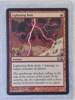 MTG Lightning Bolt #146 Magic 2010 Magic the Gathering Card Near Mint - Image 5