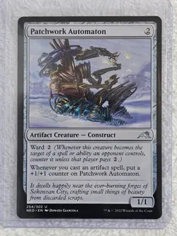 MTG Patchwork Automaton #254 Kamigawa Neon Dynasty Magic Gathering Card U NM - Image 4