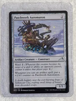 MTG Patchwork Automaton #254 Kamigawa Neon Dynasty Magic Gathering Card U NM - Image 5