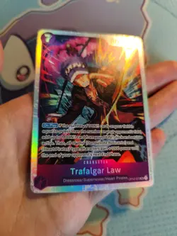 One Piece card game Legacy Of The Master Trafalgar Law OP12-073 SR English nm - Image 3