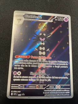 POKEMON CARD GOTHITELLE PROMO SVP 211 LUCE NERA FUOCO BIANCO ITALIANA NM - Image 1