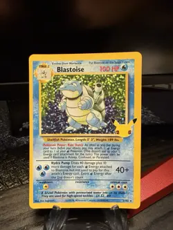 Blastoise 2/102 Celebrations Holo Print Error Pokemon Card - Image 1