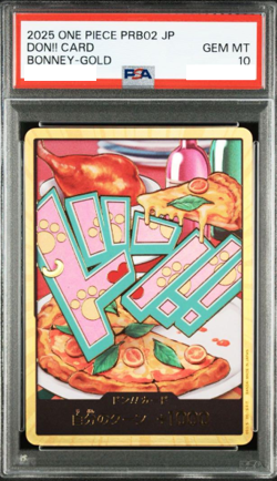 PSA 10 DON!! Card Jewelry Bonney Super Parallel Gold 2025 ONE PIECE Card Japan - Image 1