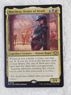 MTG Marchesa, Dealer of Death - Outlaws of Thunder Junction (OTJ) #220 Rare NM - Image 2