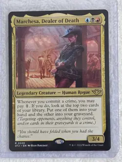 MTG Marchesa, Dealer of Death - Outlaws of Thunder Junction (OTJ) #220 Rare NM - Image 4