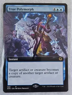 MTG True Polymorph Extended Art #369 Adventures in the Forgotten Realms Rare NM - Image 4