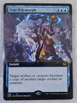 MTG True Polymorph Extended Art #369 Adventures in the Forgotten Realms Rare NM - Image 5