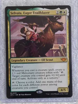 MTG Selvala Eager Trailblazer - Outlaws of Thunder Junction (OTJ) #231 Mythic NM - Image 4