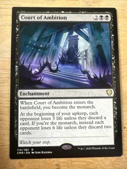 MTG Court of Ambition Commander Legends Regular Rare Pack Fresh - Image 1