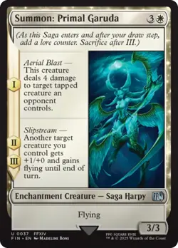 MTG Foil - Summon: Primal Garuda - 37 / NM / Japanese - Image 1
