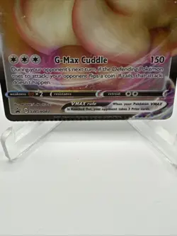 CRIMPED Error SWSH087 Eevee VMAX Promo Card Pokemon TCG Shining Fates - Image 3