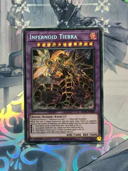 BROL-EN082 INFERNOID TIERRA SECRET RARE 1ST EDITION NM YuGiOh TCG - Image 1