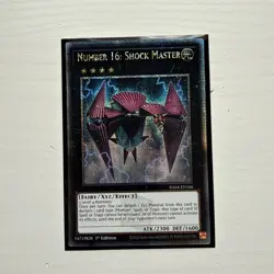 Yugioh Number 16: Shock Master - Quarter Century Secret Rare 1st Ed RA04-EN166 - Image 1