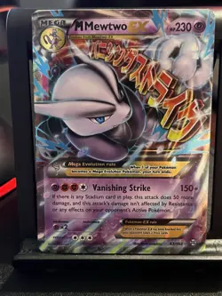 M Mewtwo EX 63/162 Mega Ultra Rare - XY Break Through - Pokemon TCG Card NM - Image 1