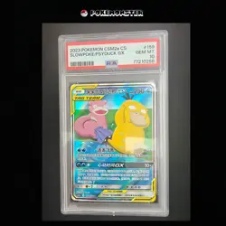 PSA 10 Slowpoke & Psyduck GX SR 159/150 CSM2aC - Pokemon Card Chinese - Image 1