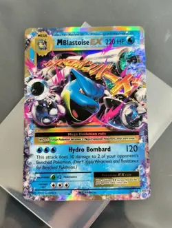 ⭐Mega Blastoise EX 22/108 XY Evolutions Ultra Holo Rare Card Pokemon TCG NM - Image 1